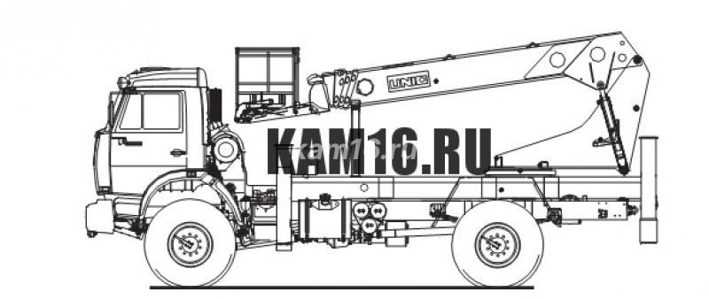 Автогидроподъемник ПСС-131.22Э (шасси КАМАЗ-4326 4х4)